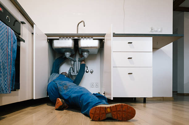 Professional Drain Cleaning technician working in Bretton Woods, NH